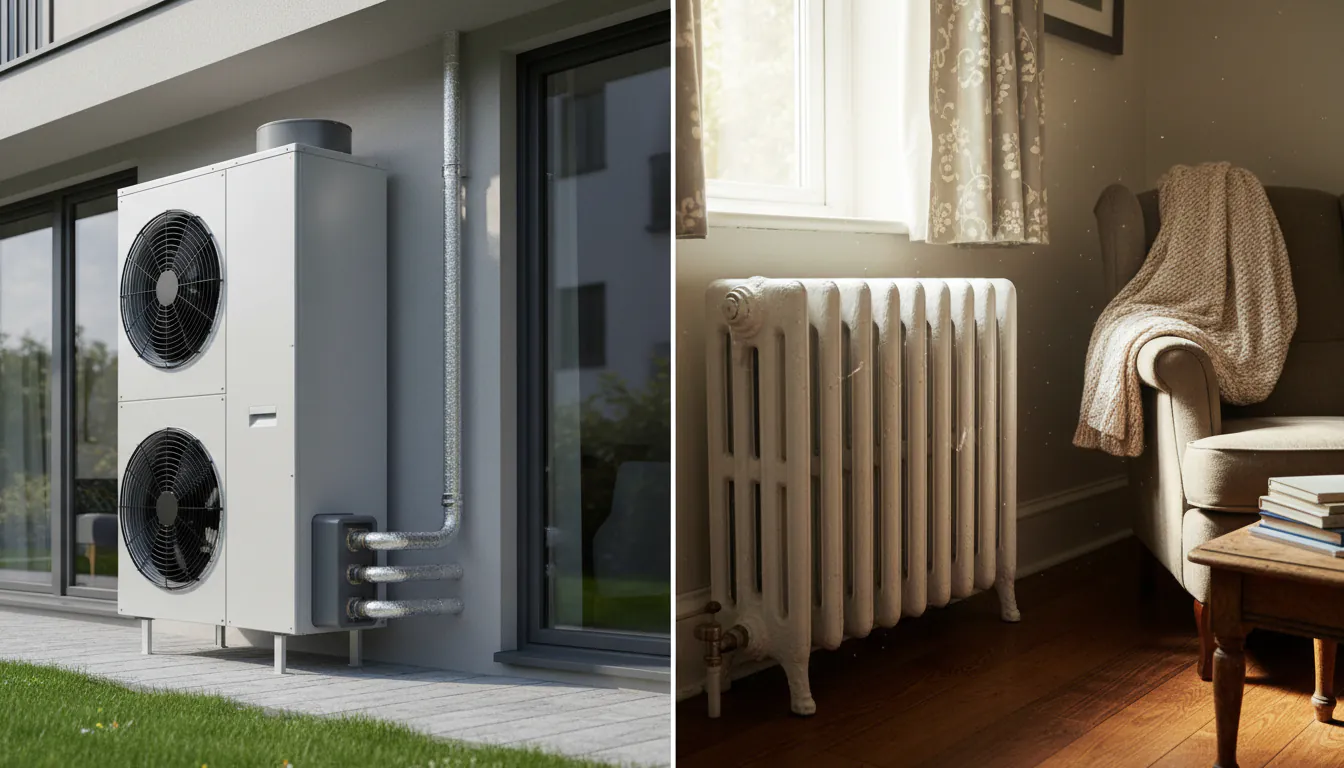 Aerotermia vs caldera de gas natural